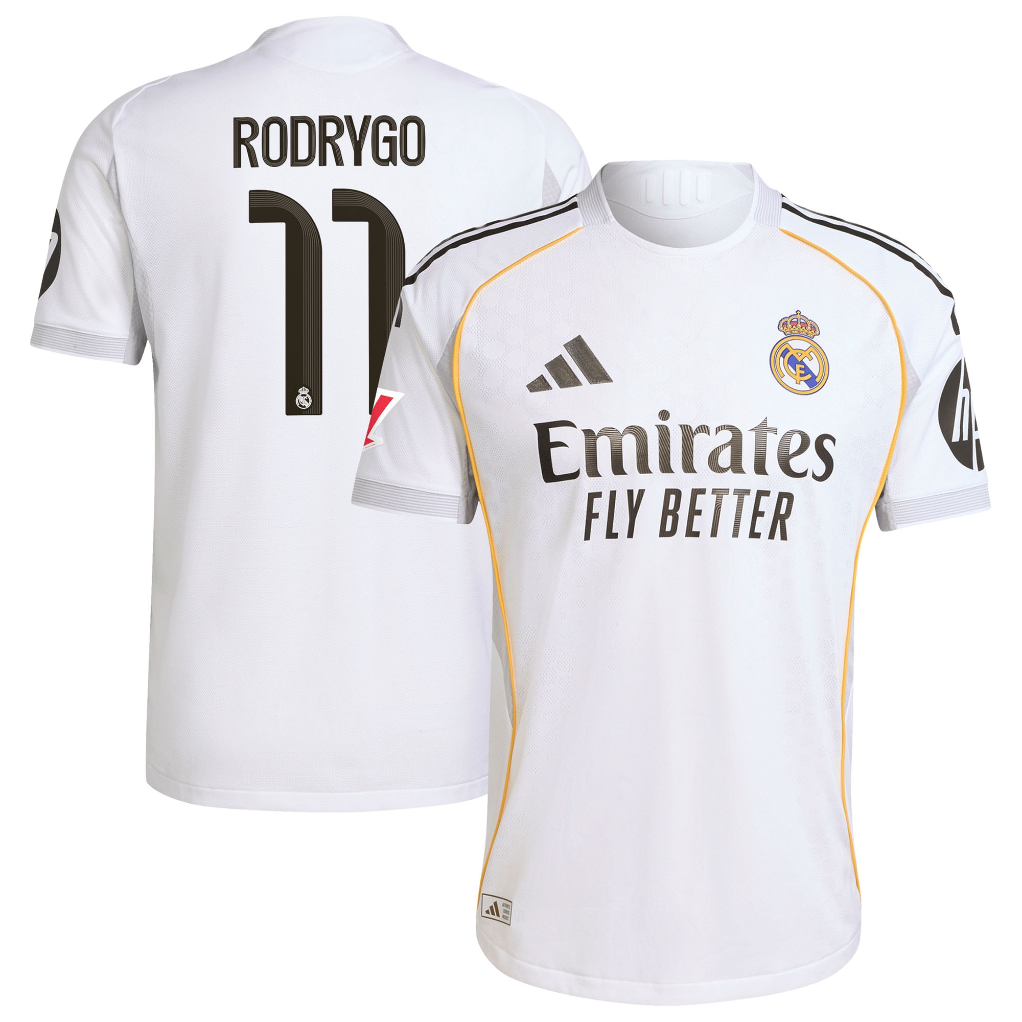[JED] Youth Rodrygo Real Madrid 2025/26 Home Authentic Jersey - White