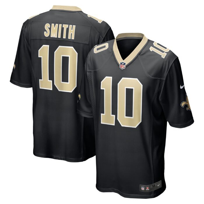 Men's New Orleans Saints Tre'Quan Smith Nike Black Game ...