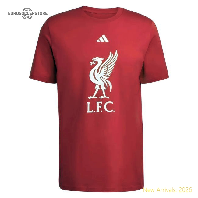 Official 2025-2026 Liverpool Dna Graphic Tee (red) - Premium Quality