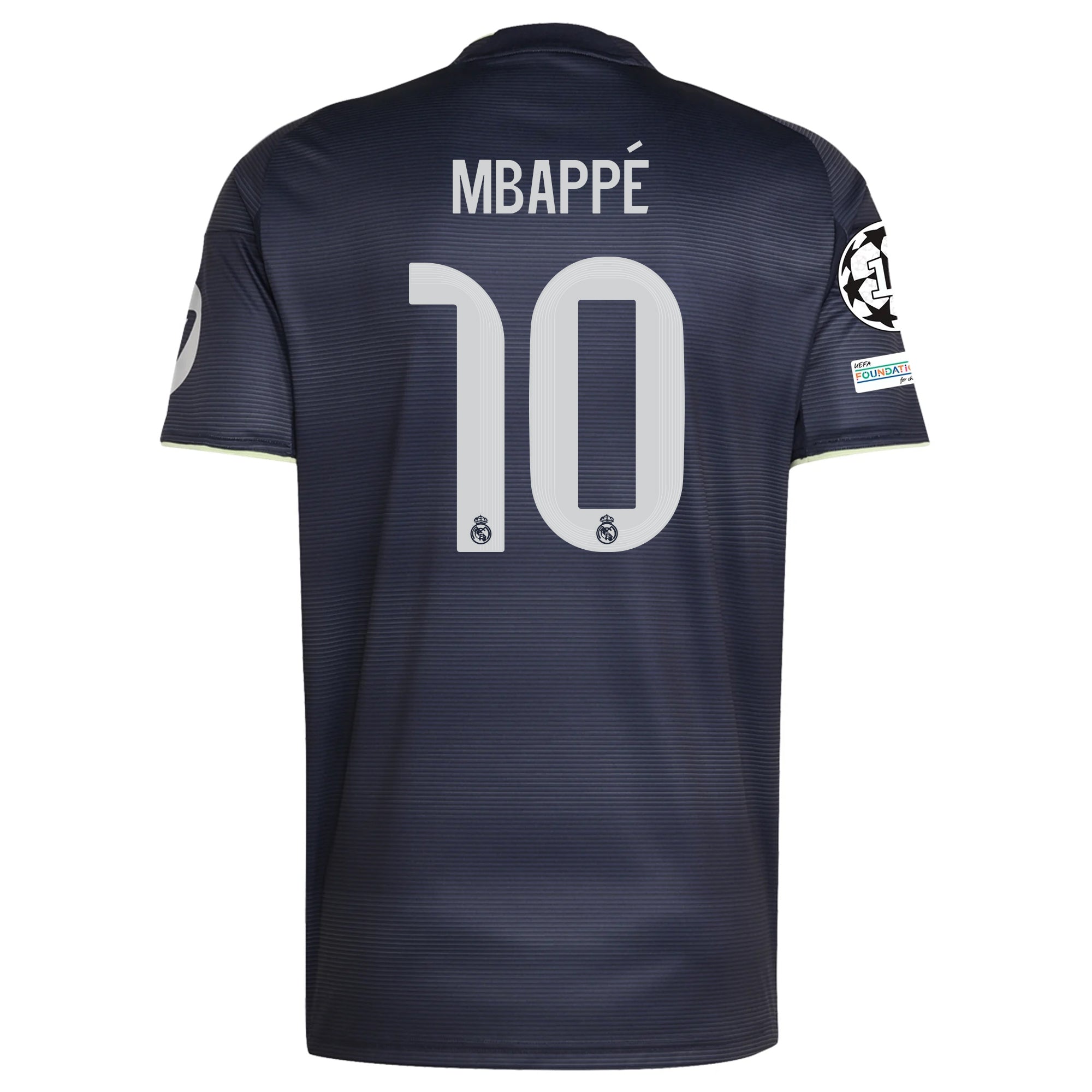 Kylian Mbappé Real Madrid Away Football Shirt 25/26 Champions League Legend Ink