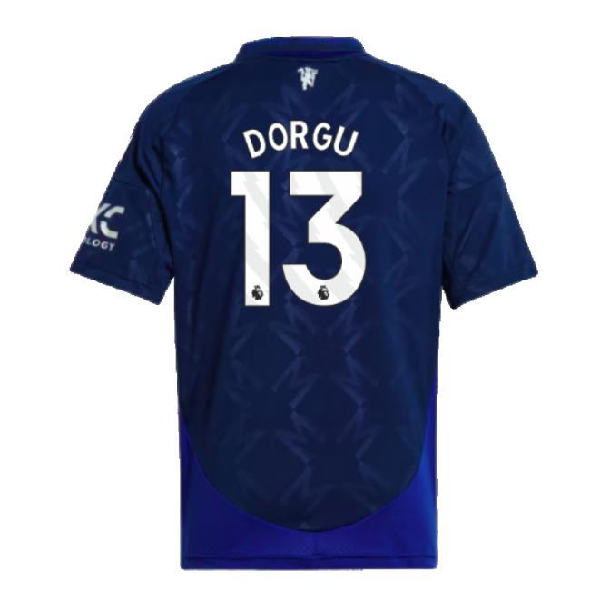 Authentic 2024-2025 Man Utd Away Shirt (kids) (dorgu 13) - Premium