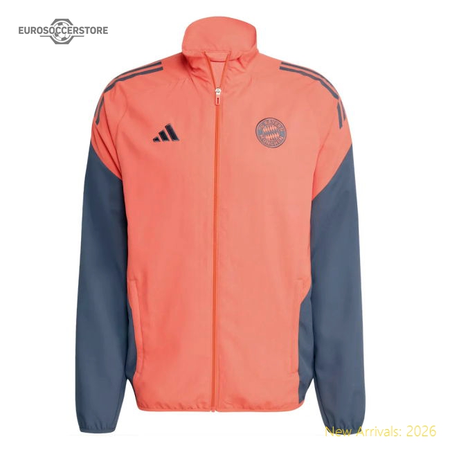 First-class 2025-2026 Bayern Munich Presentation Jacket (easy Coral)