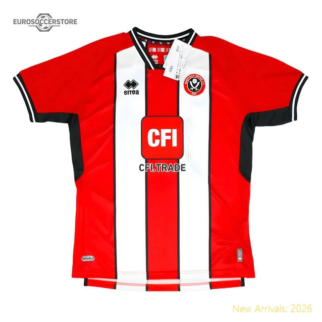 Champion-quality Sheffield United Home Jersey 2023-2024 Breathable