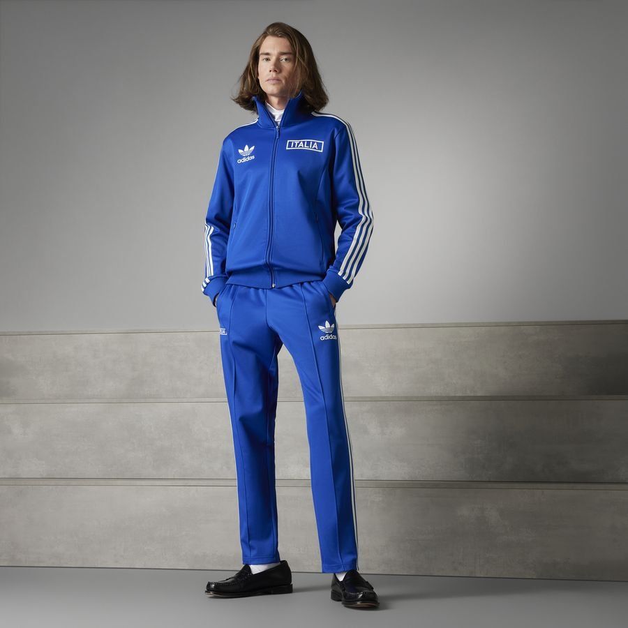 Italy Track Bottoms Og Beckenbauer Royal Blue Supporter Version