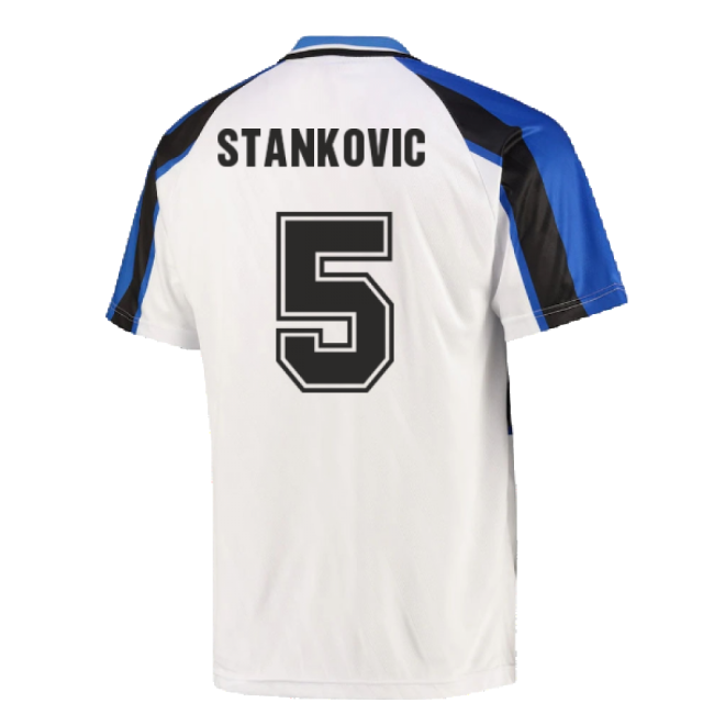 Authentic Ac Milan Stankovic Away Jersey Flexible Anti-odor