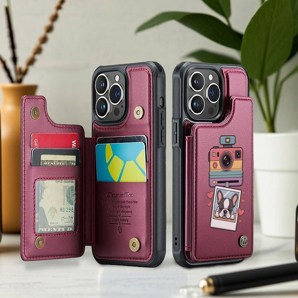 Dixie - Leather Wallet Case for for iPhone & Samsung