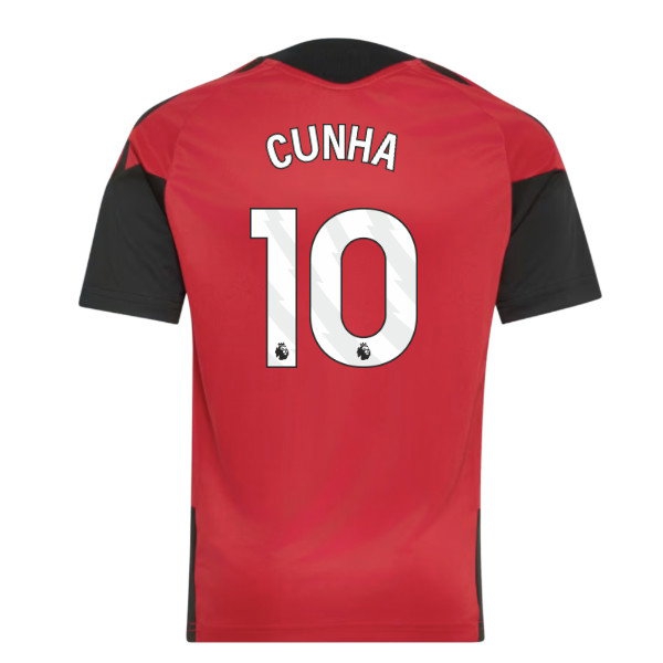 [DDJ] 2026-2027 Man Utd Training Jersey (Red) - Kids (Cunha 10)