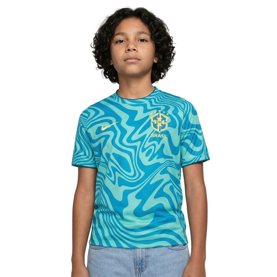 [EFKS] 2026 Brazil Dri FIT Pre Match World Cup Light Menta/Photo Training Kids Blue