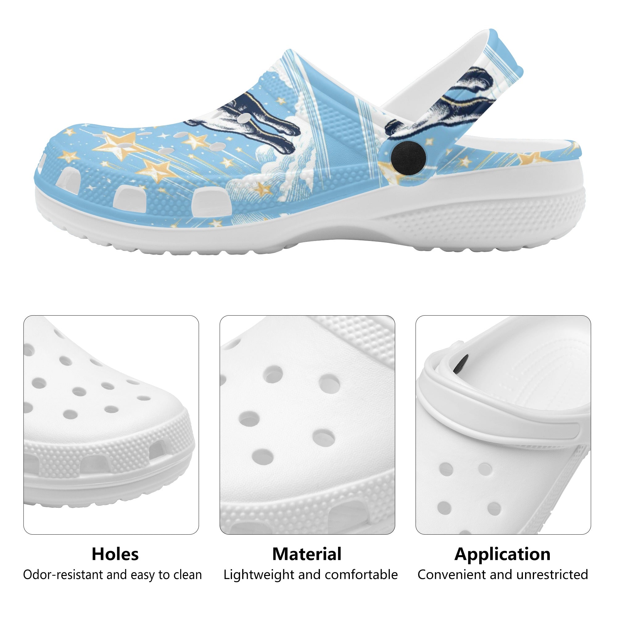 French Bulldog Thor Unisex Clogs Cute Frenchie Essential