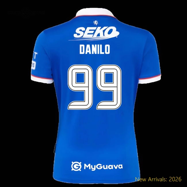 2025-2026 Rangers Home Fan Version Womens Football Jersey For Match Day