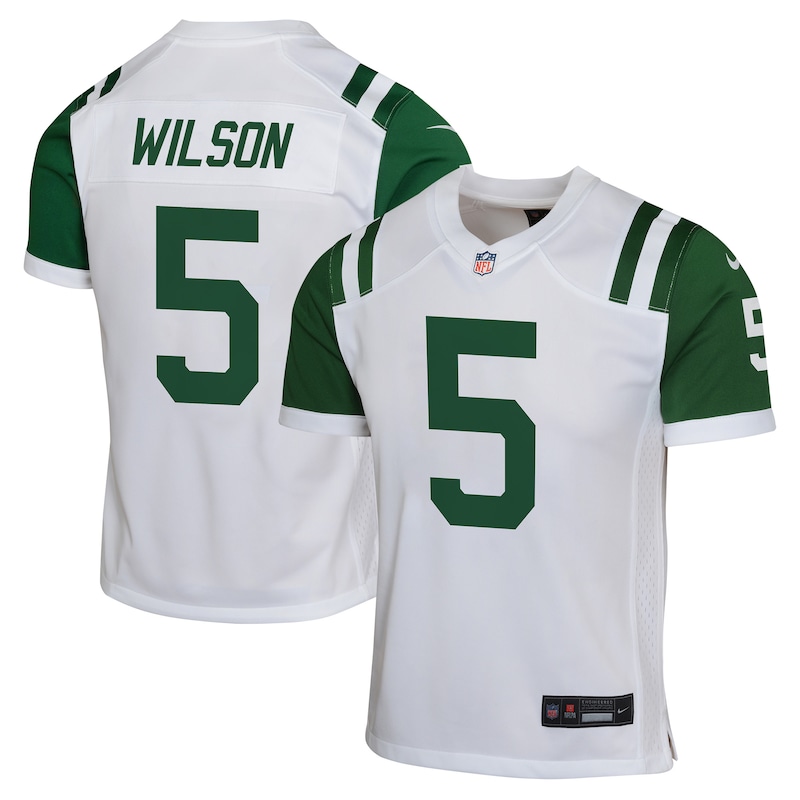 None Garrett Wilson NY Jets Durable Fan Apparel Football Apparel