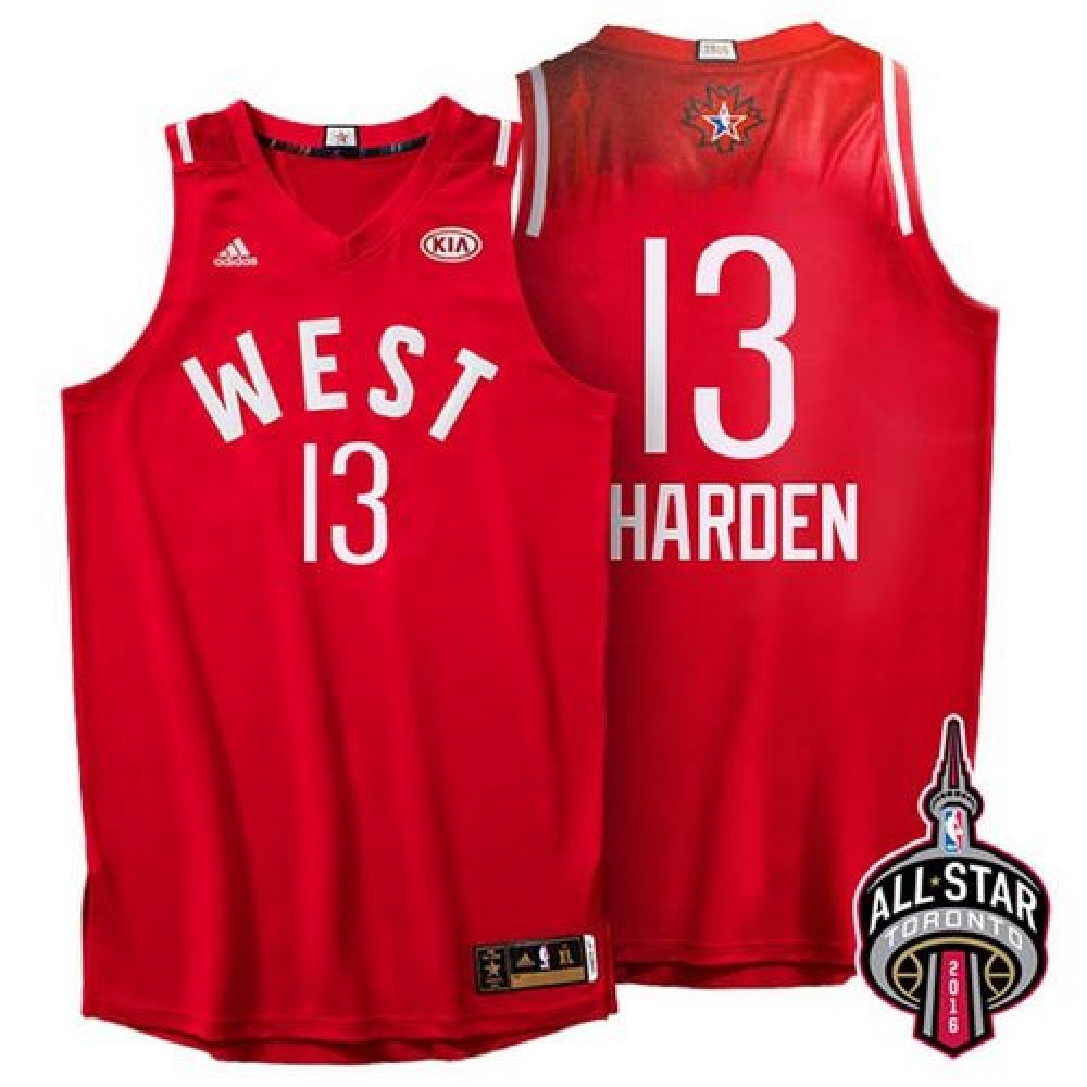 Elite James Harden13 Jersey Red - Game Day Essential