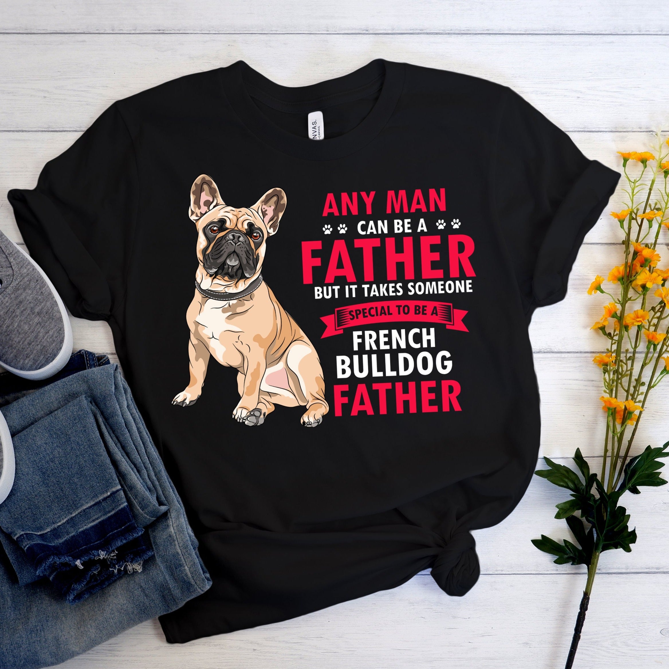 Stylish Frenchie-Fan Foriva - Frenchie Unisex T-shirt as a Gift