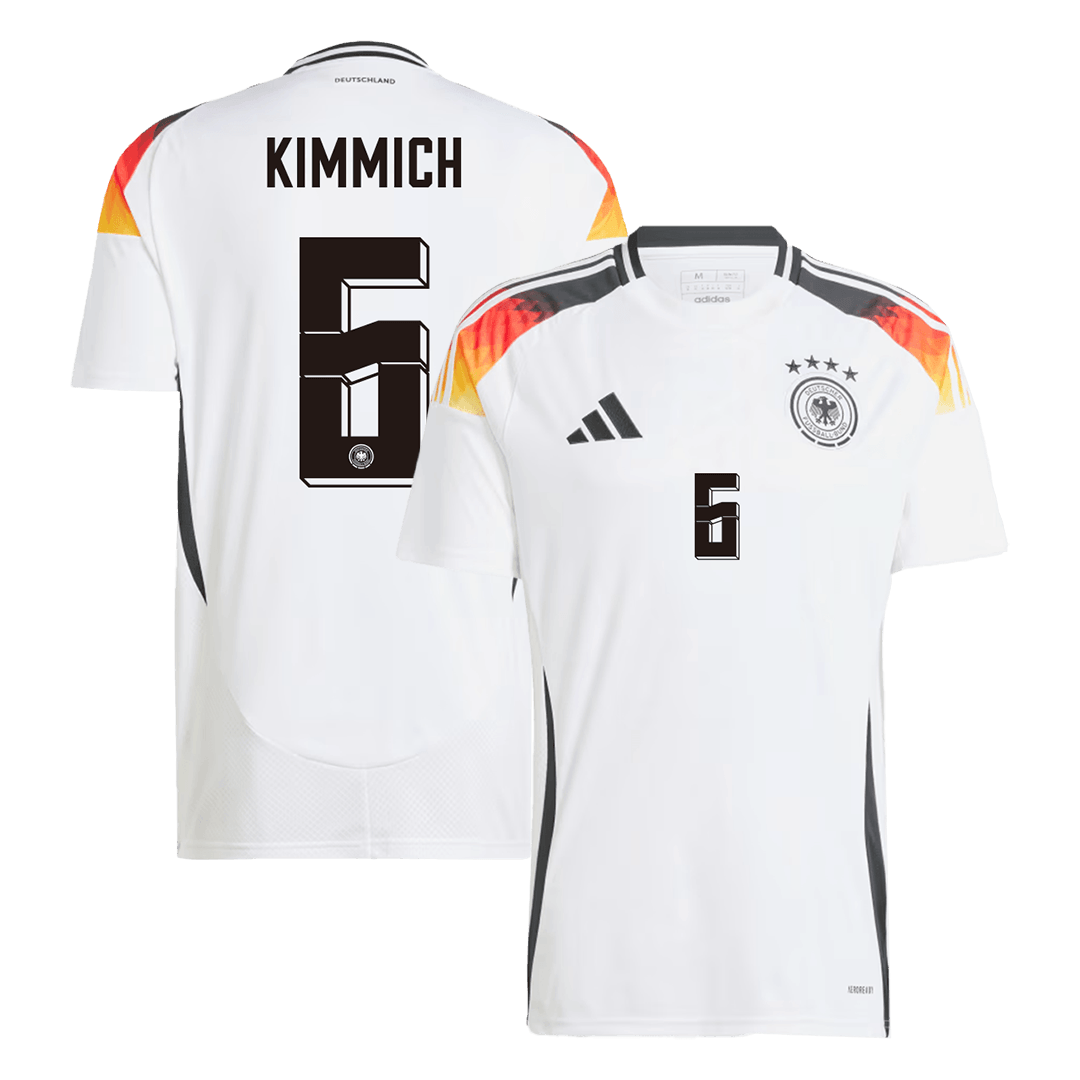 UEFA Euro 2024 Germany Home KIMMICH 6 Soccer Jersey Football Shirt -