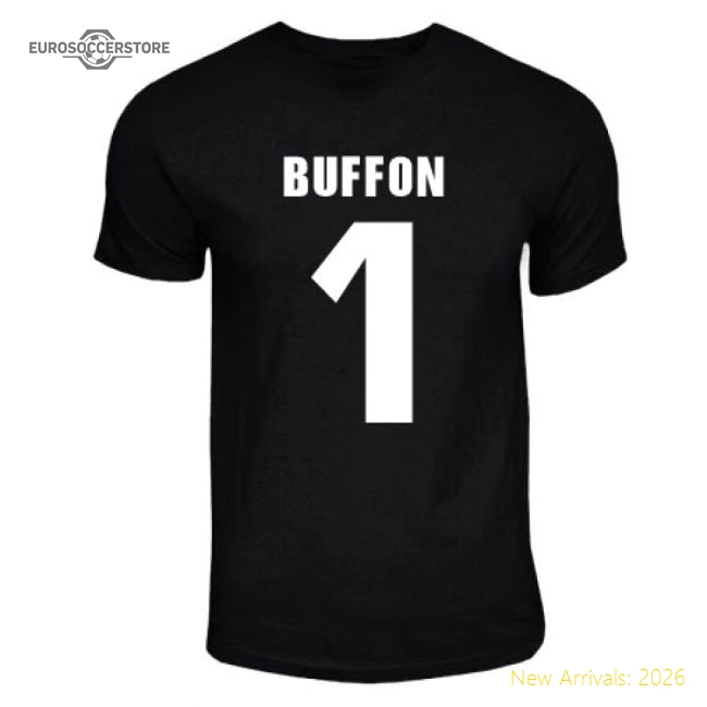 Top-Quality Gianluigi Buffon Juventus Hero T-Shirt (Black)