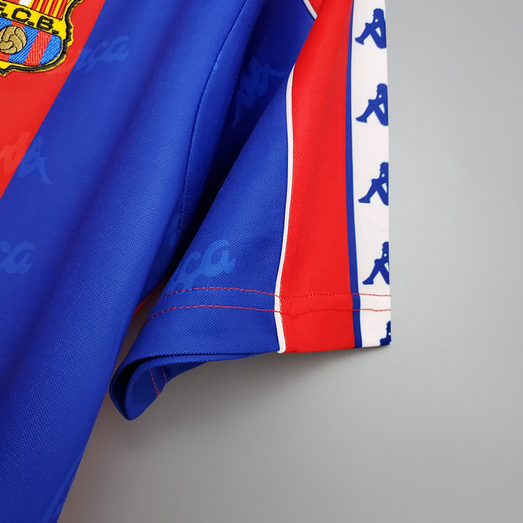 Premium Quick Dry Barca Barcelona FC 9295 Retro Home Shirt