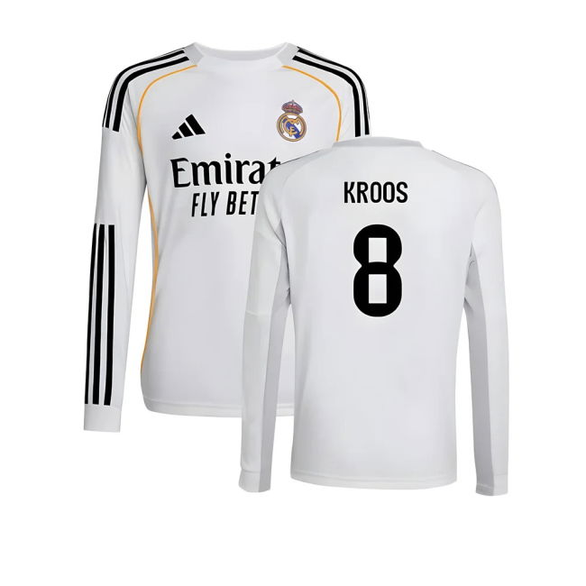 Fan Quality Real Madrid Home Fan Jersey (Kids) (Kroos 8) (1)