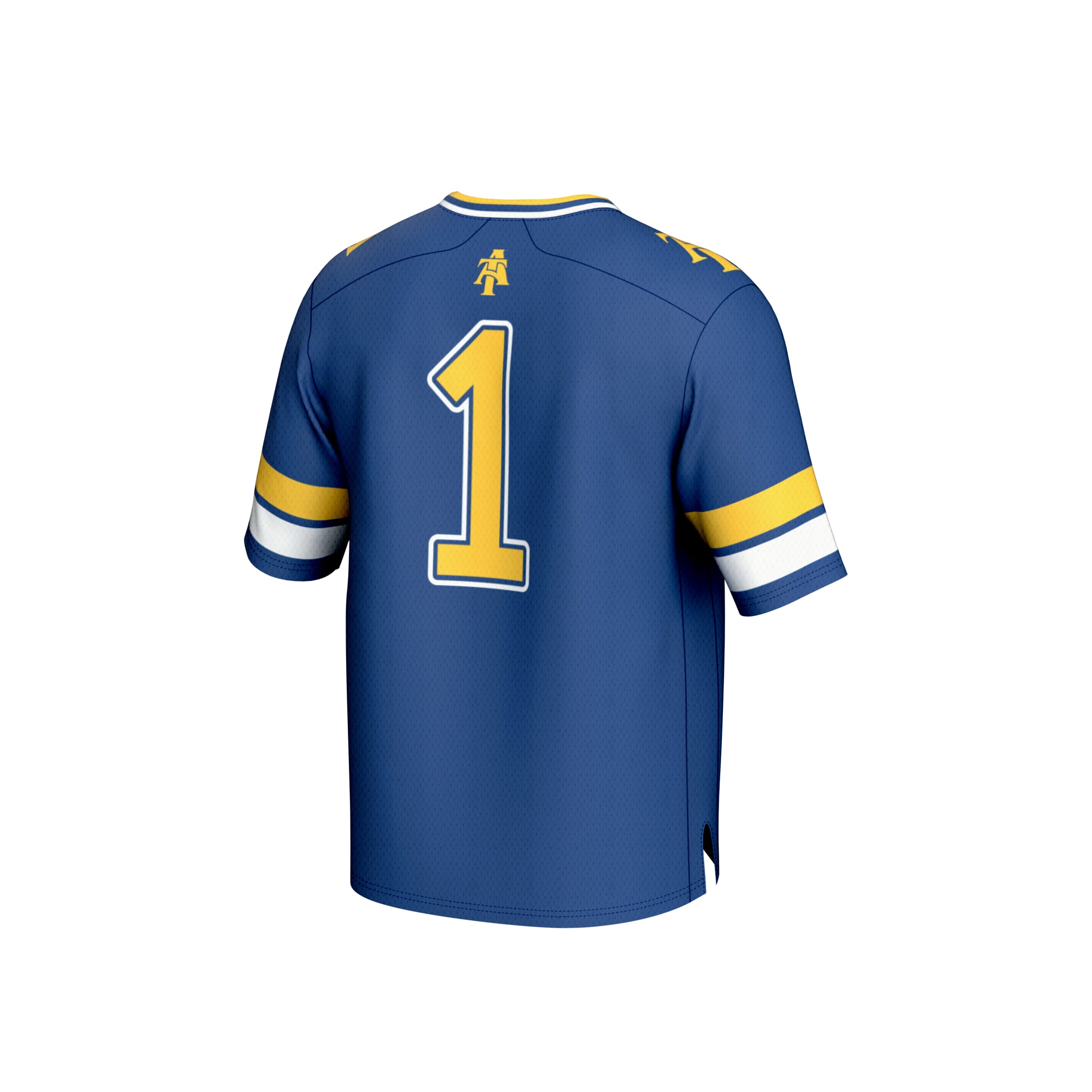 Youth #1 Navy North Carolina A&T Aggies Lightweight Collegiate Football Fashion Jersey