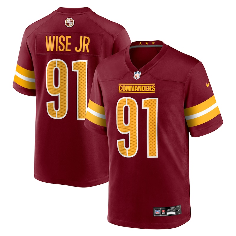 None Deatrich Wise Jr. WAS Commanders Legendary Elite Jersey