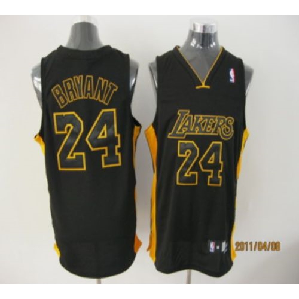 Collector's Item Official Men's LA Lakers #24 Kobe Black Basketball Jersey