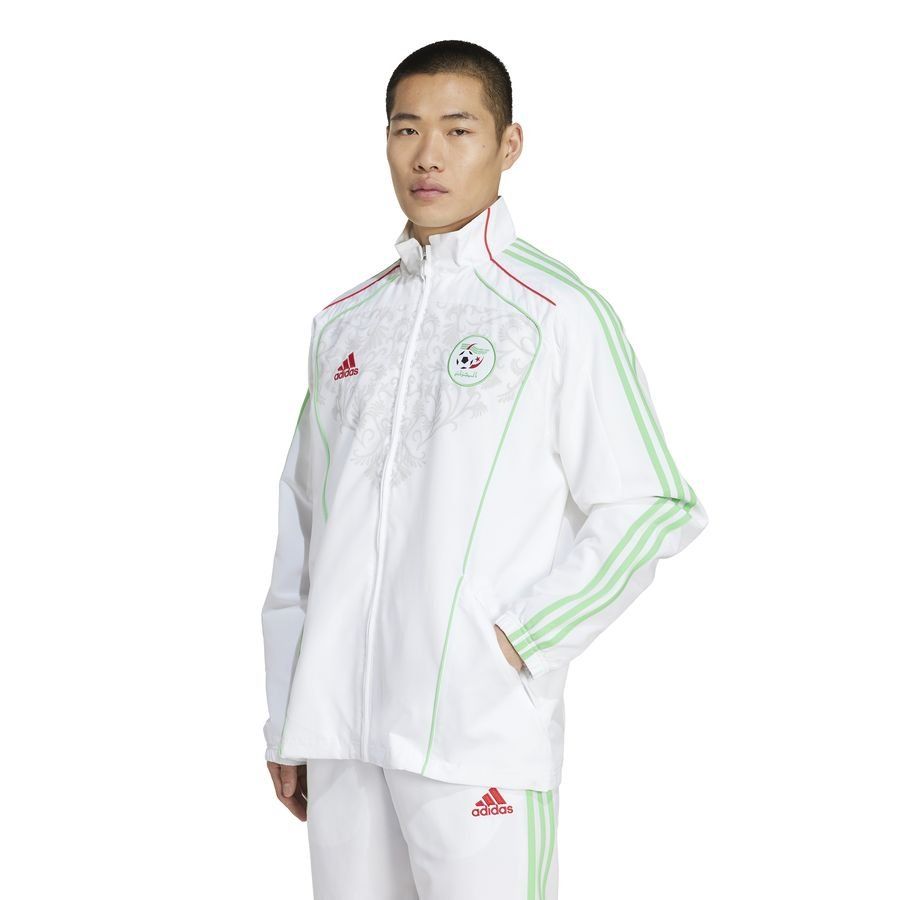 Algeria National Team Track Travel Jacket Urban Collection Pure White