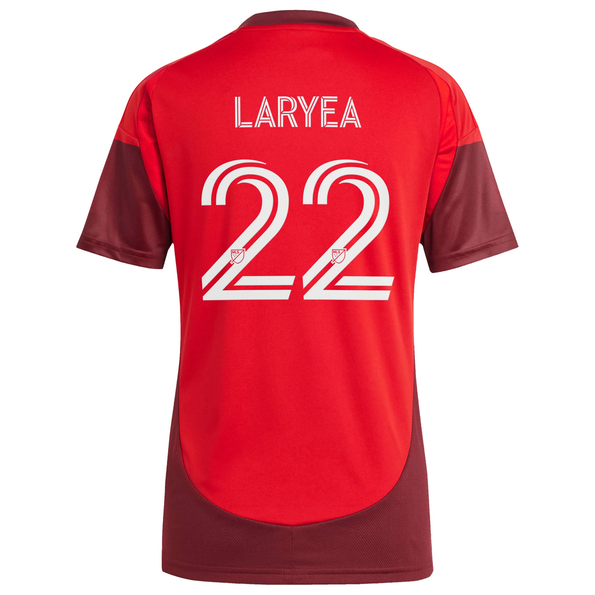 [SJH] Richie Laryea Toronto FC Women's 2025 Club Kit Replica Player Jersey - Red
