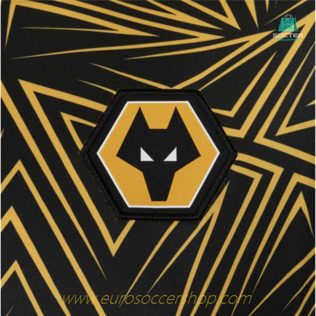 2025-2026 Wolves Home Pre-Match 1/4 Zip Top (Black)