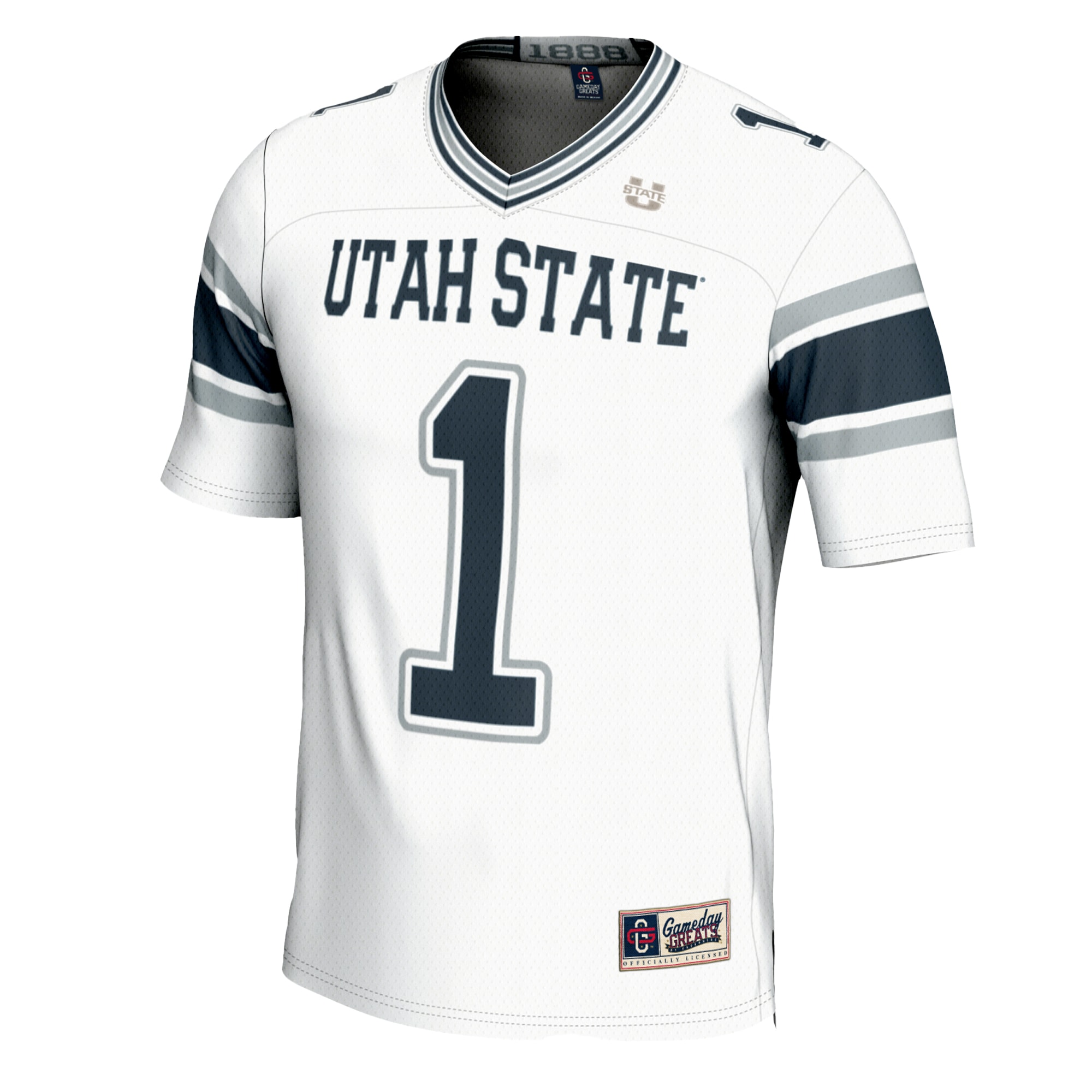 #1 Utah State Aggies GameDay Greats Youth 2026 Season Football Jersey - White