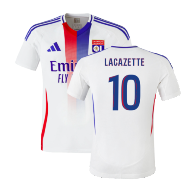 Limited Edition Lyon Home Limited Shirt 2024-2025 (Lacazette 10)