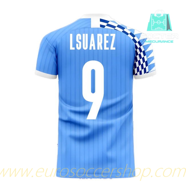 2025/26 Campaign Uruguay Home Shirt Design Concept (L SUAREZ 9)
