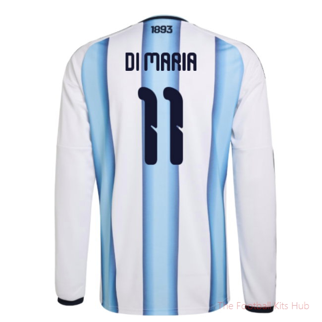 [LK] 2026/27 Argentina Long Sleeve Home Shirt (Di Maria 11)