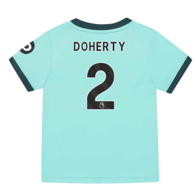 Official 2025-2026 Wolves Away Infant Kit (doherty 2) - Premium