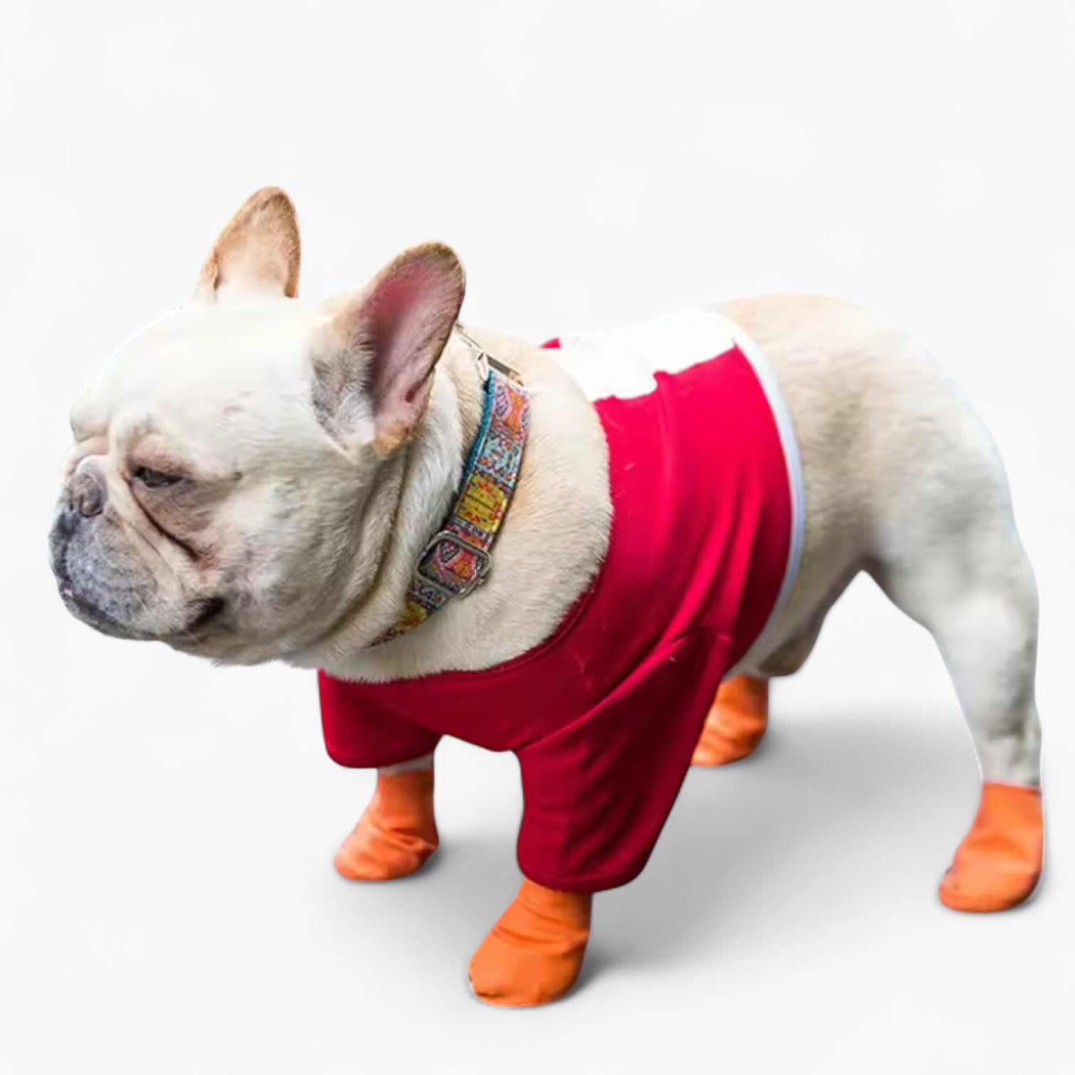 Fashion-Forward Frenchie Rubber Boots – Breathable Waterproof Rain Fo...