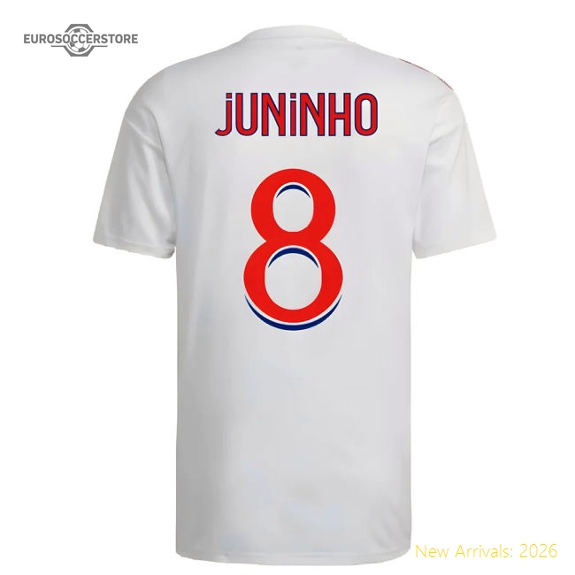 Genuine 2022-2023 Olympique Lyon Home Shirt (Juninho 8)