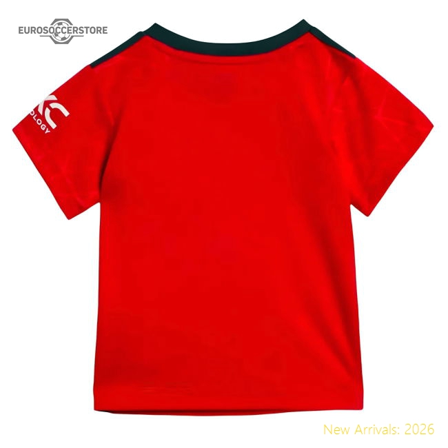 Man Utd Home Baby Kit 2023-2024 Fan Wear Jersey For Match Days