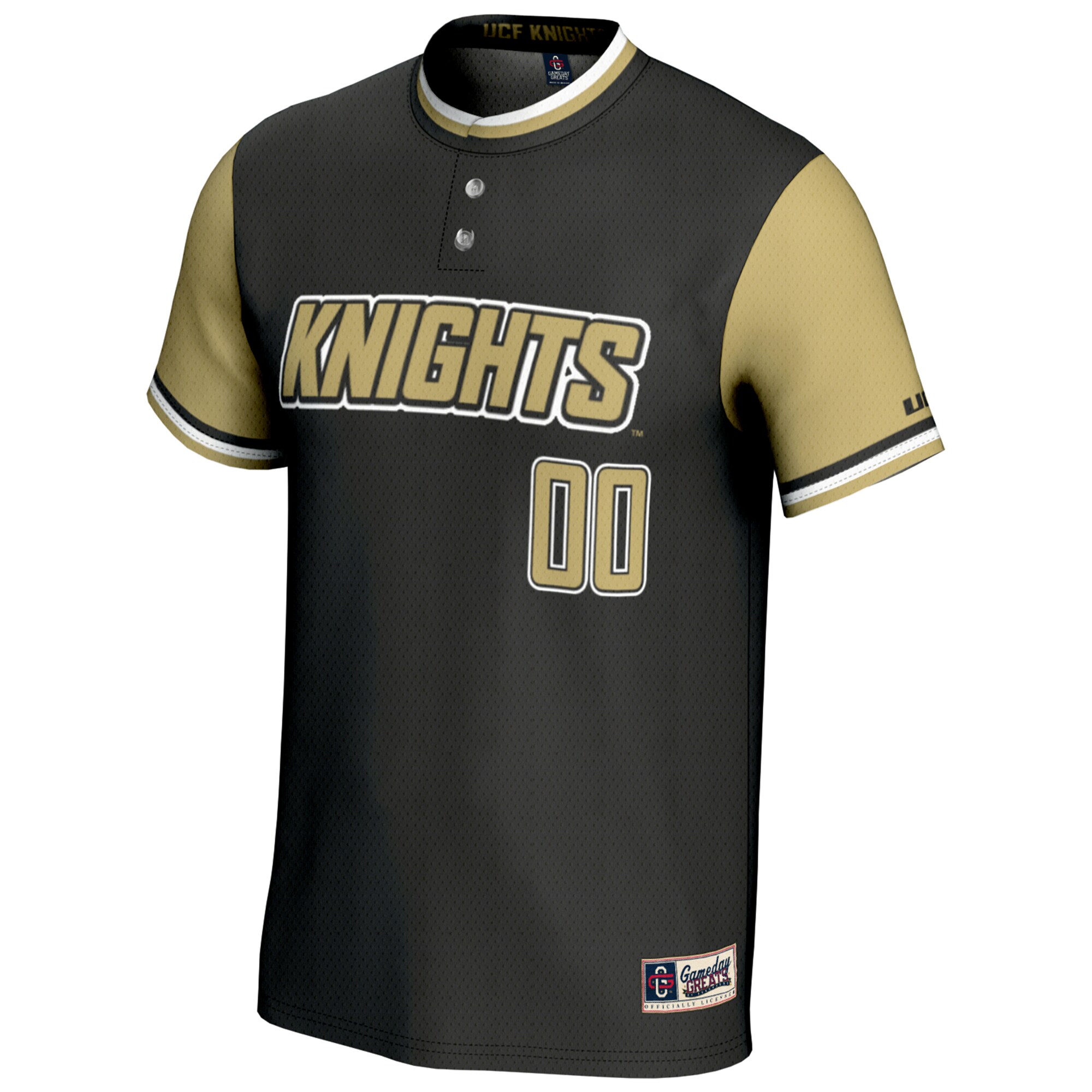 [NJP] UCF Knights GameDay Greats NIL Pick-A-Player Lightweight Softball Jersey - Black
