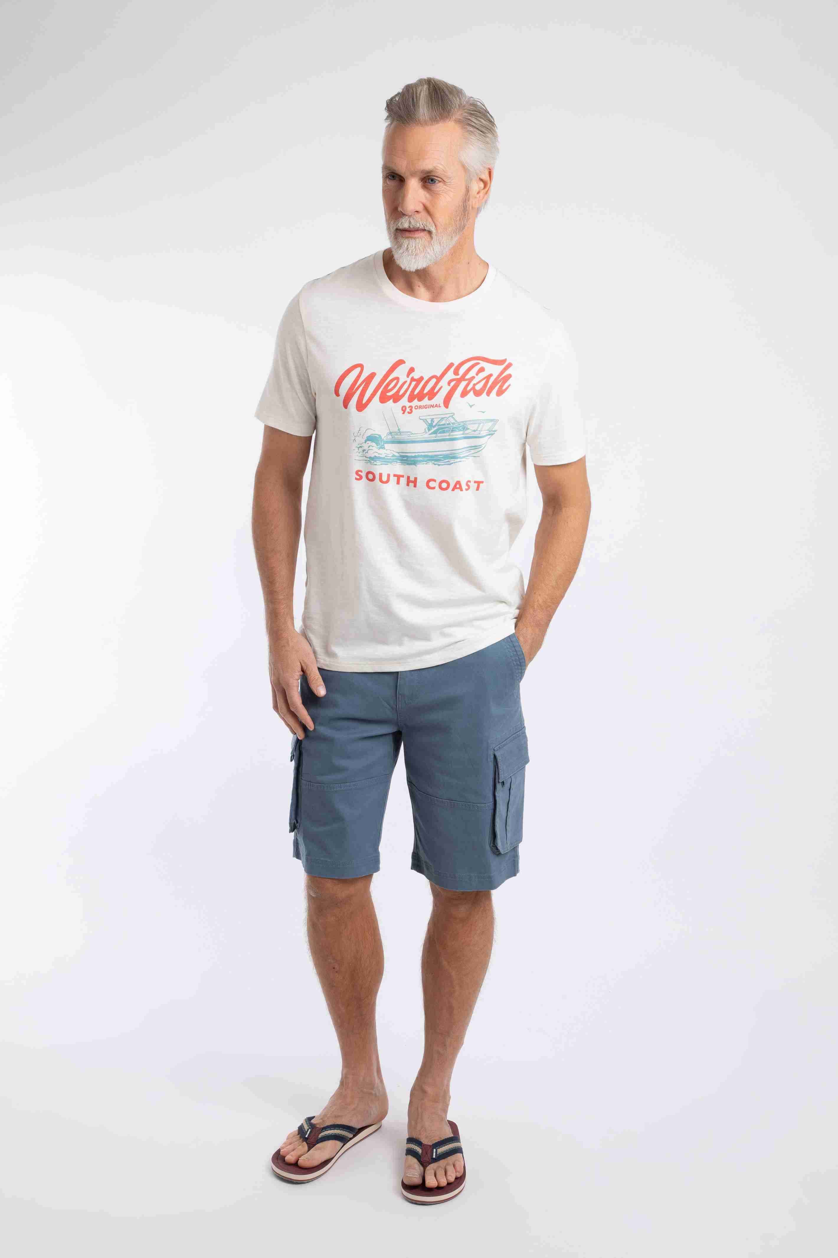 Rigney Cargo Shorts China Blue