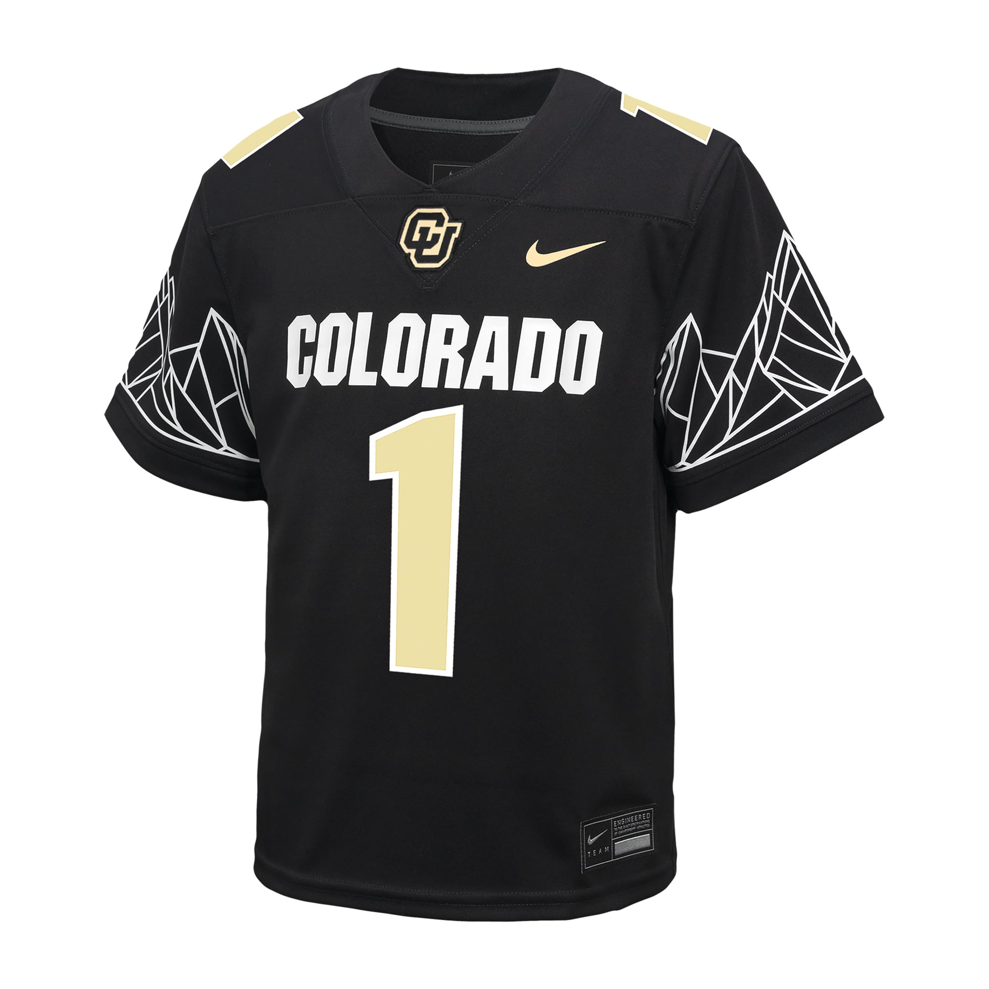 #1 Colorado Buffaloes Nike Preschool Untouchable Replica Football Jersey - Black