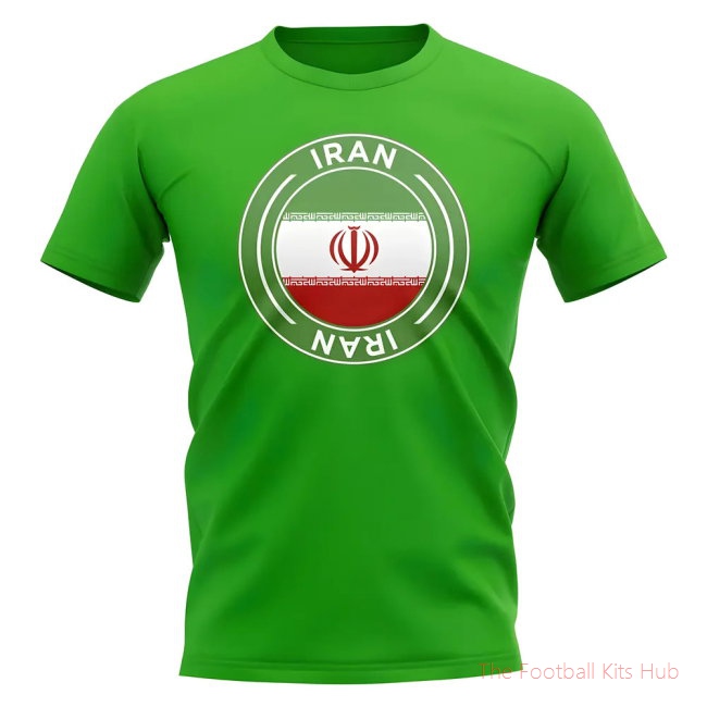 Iran Football Badge T-Shirt (Green)