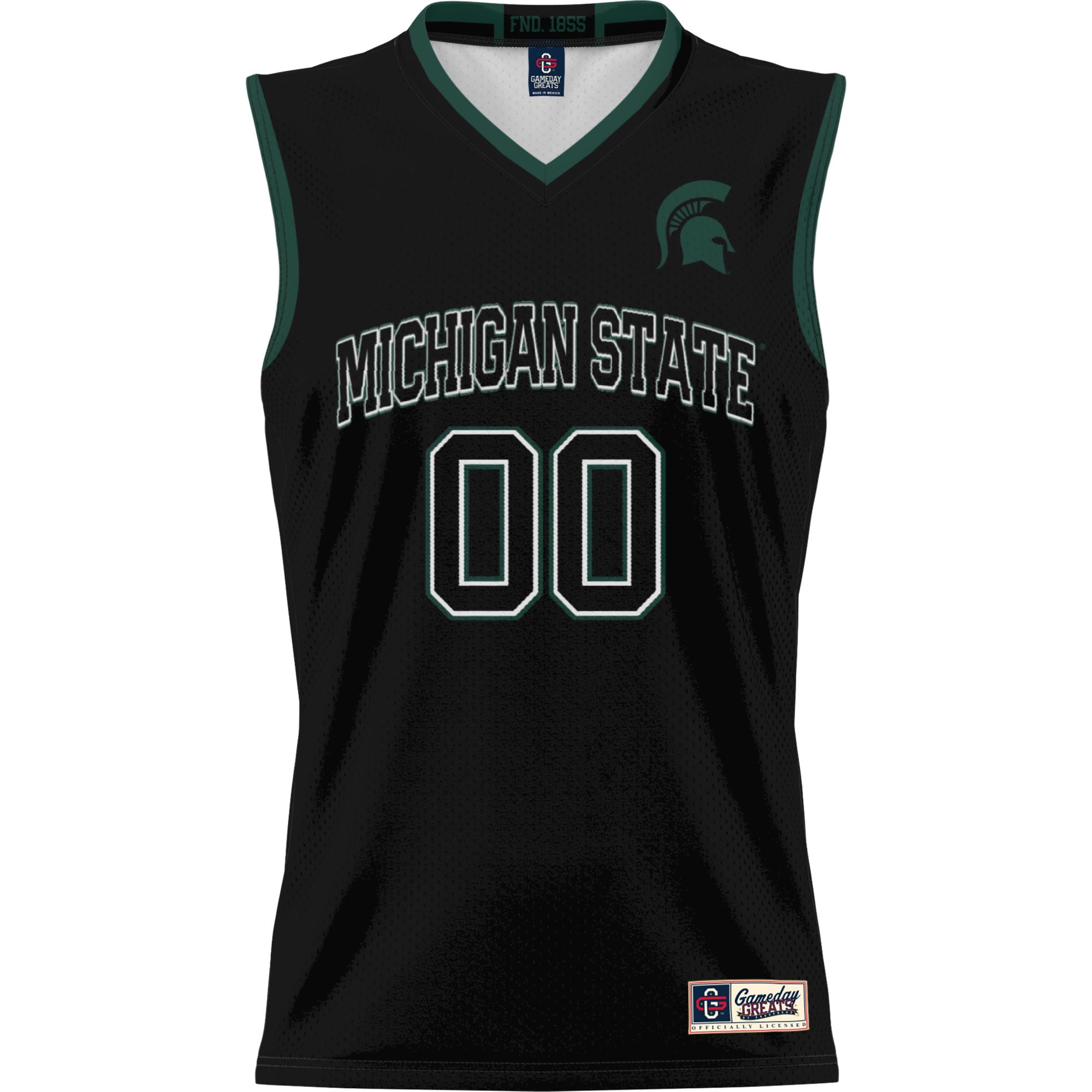 [DDG] Michigan State Spartans GameDay Greats NIL Pick-A-Player Men's Basketball Jersey - Black
