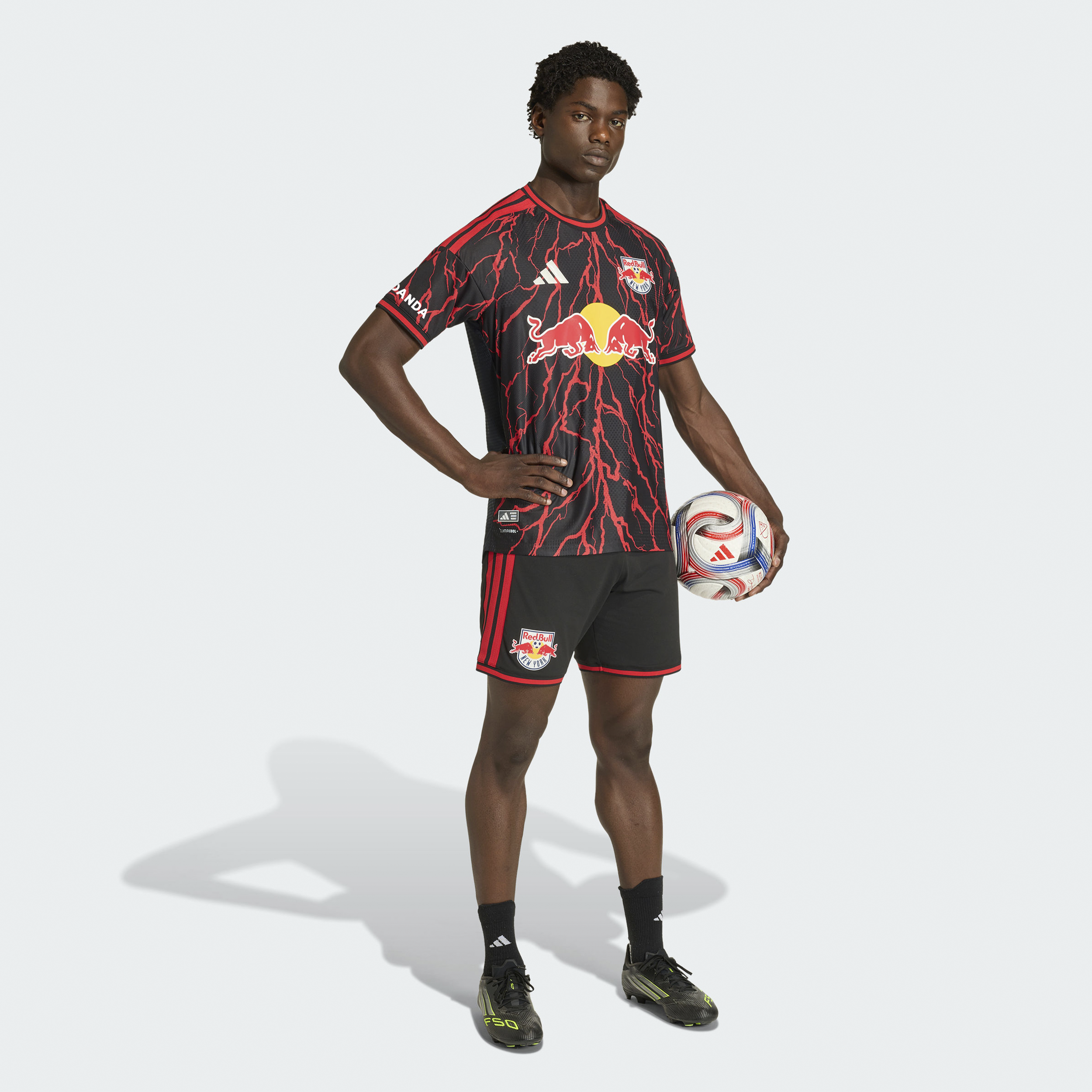 [SJH] New York Red Bulls 2026 The Rooted Kit On-Field Authentic Patch Jersey - Black