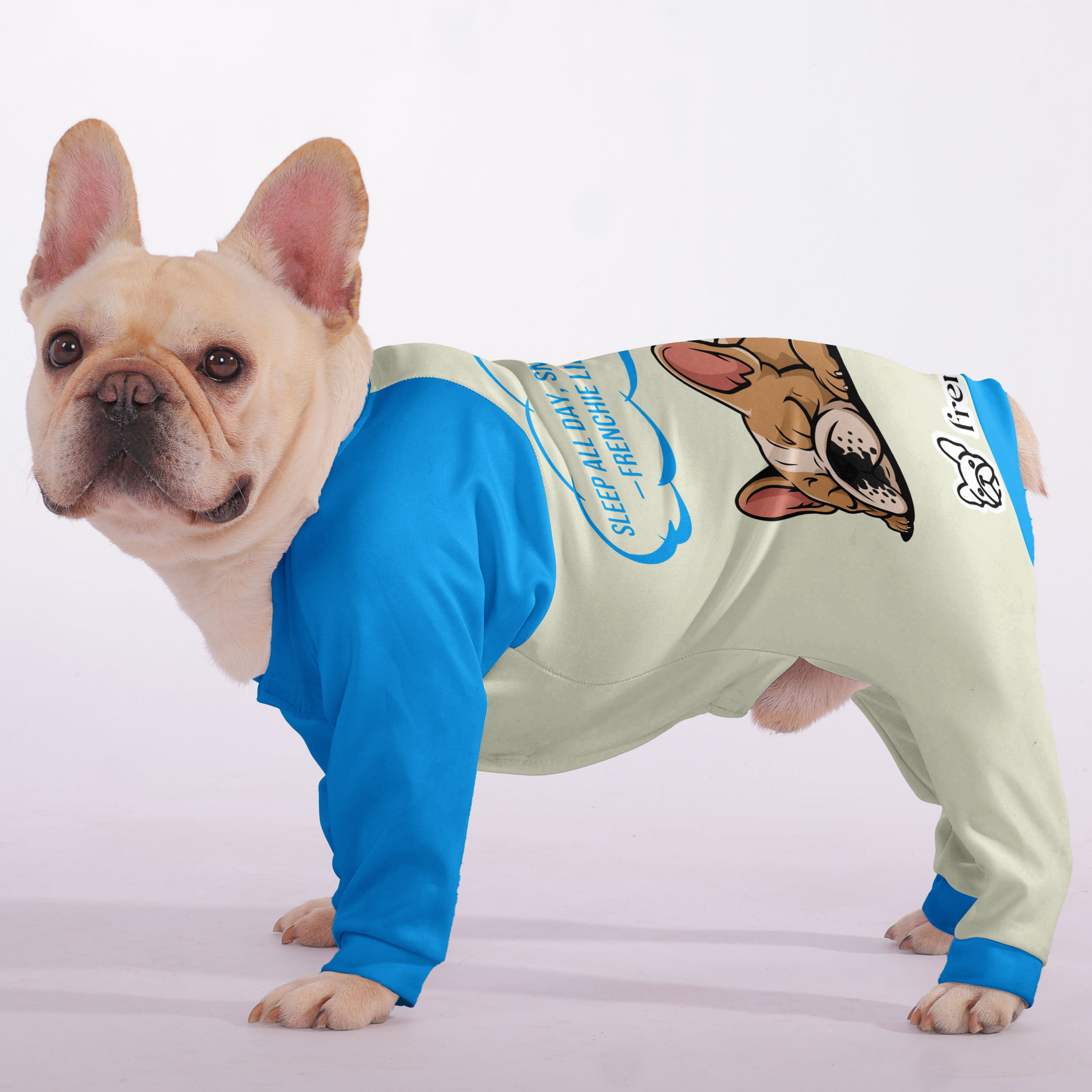 Sleep all day, snore all night—Frenchie life goals.— - Frenchie Pajamas – Ultra-Soft, Cozy, & Adorably Stylish