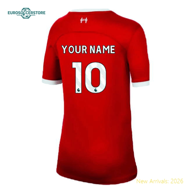 Liverpool 2024-25 Home Fan Version For Kids Name) Soccer Jersey