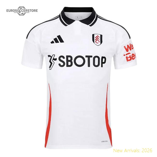 Official 2024-2025 Fulham Home Shirt - Premium Quality Football