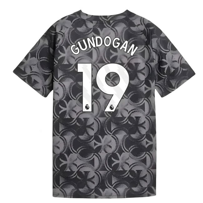 Man City 2025-20 Home Football Shirt Gundogan 19 Edition L M S Kids