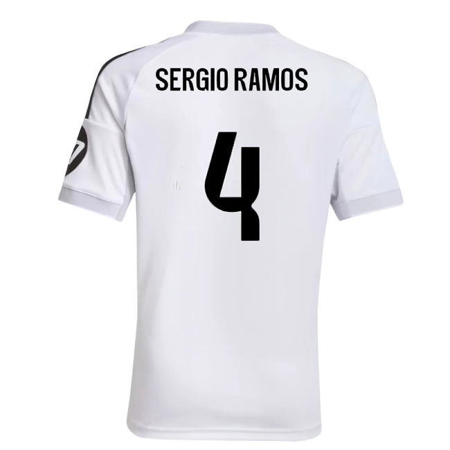 Kids Unique Rare Quality Real Madrid Home Limited Shirt (Sergio 4)