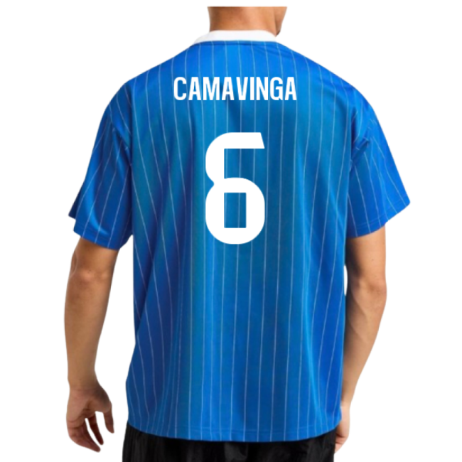 2025-2026 Real Madrid Icon Shirt (Blue) (Camavinga 6)