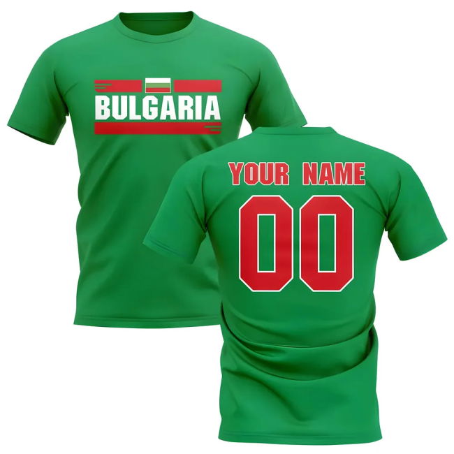 Official Personalised Bulgaria Fan Match Professional Official