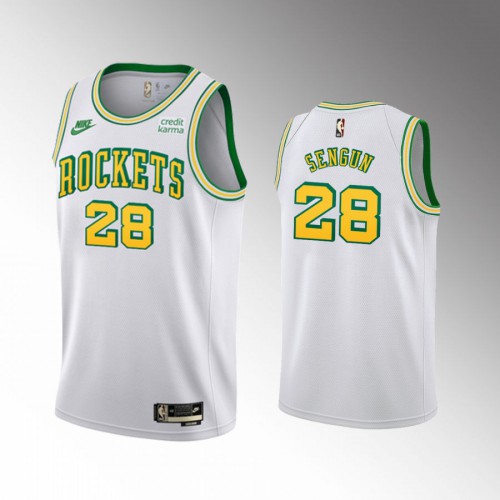 Alperen #28 HOU Authentic Style NBA Authentic Jersey Basketball