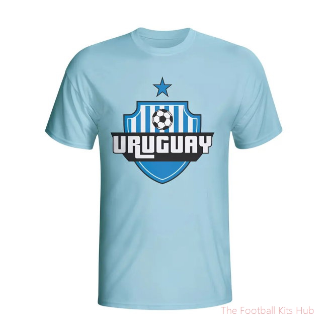 Uruguay Country Logo T-shirt (sky Blue) - Kids